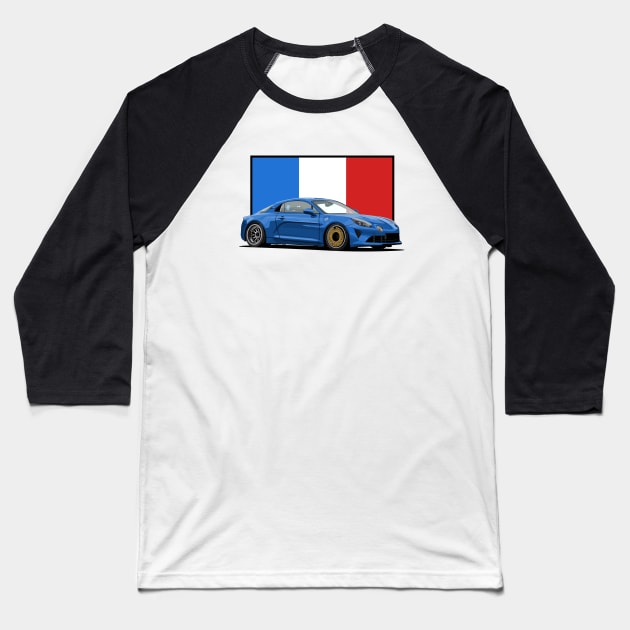 French bullet Baseball T-Shirt by icemanmsc